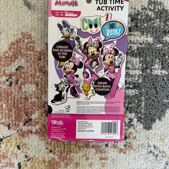 Disney Minnie Mouse 9 Piece Tub Time Activity Set Bath NEW
Crayon & Foam pieces - Picture 3 of 3